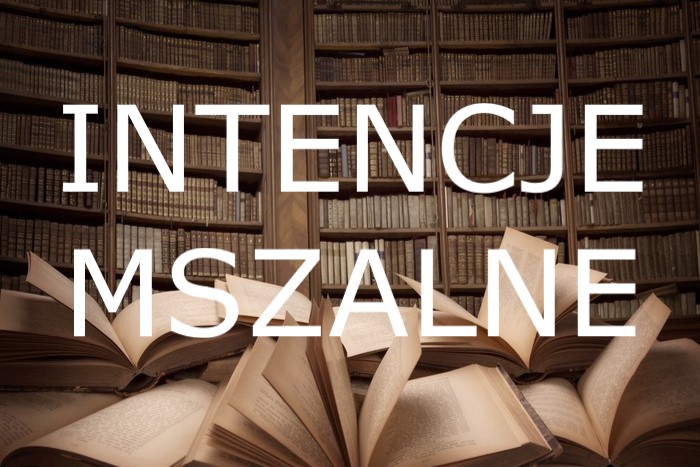 Intencje mszalne (19-25.01.2026)